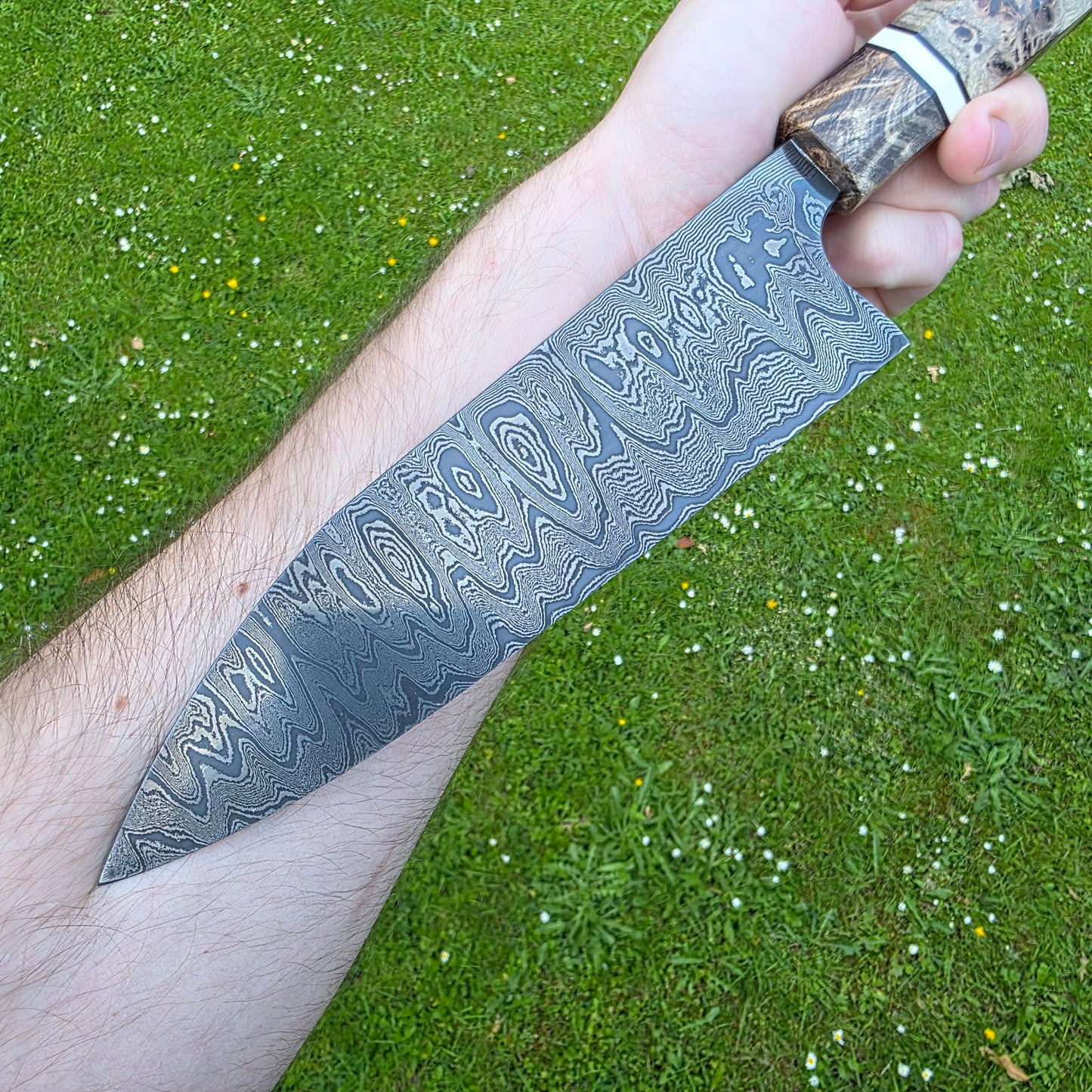 193mm Damascus chef