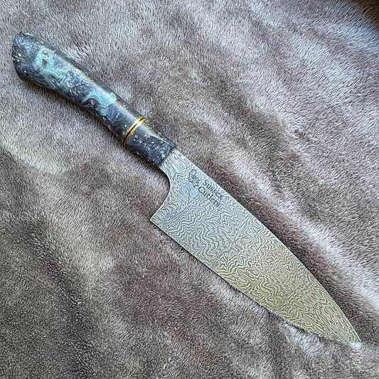 180mm Mosaic Explosion Damascus Chef