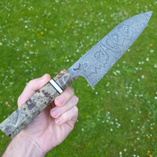 193mm Damascus chef